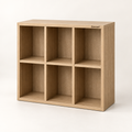 Qavzeli™ Six-Cube Open Bookcase product image 01