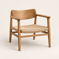 Qavzeli™ Solid Wood Low-Back Reading Chair product image 01