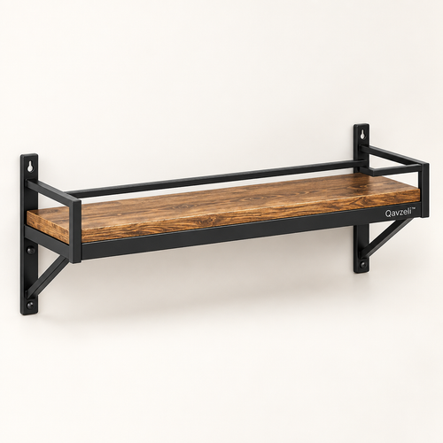 Qavzeli™ Industrial Metal Wall Shelf product image 01